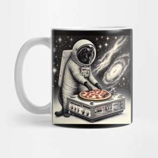 Dj Pizza Cat in Space Mug